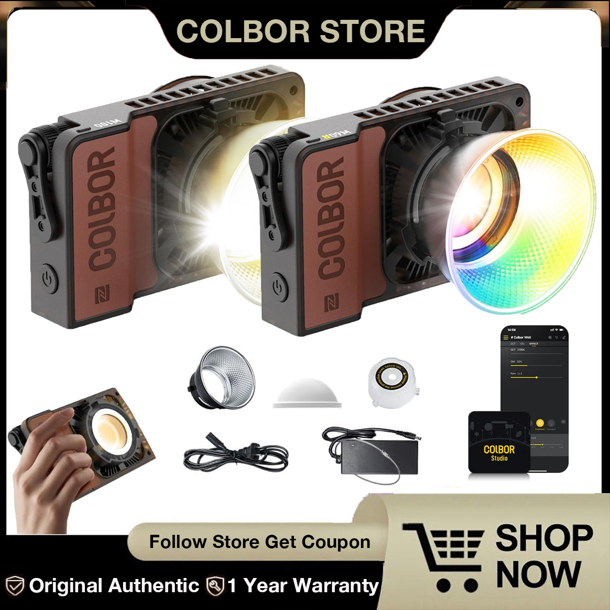 Strobe Light Studio - SYNCO COLBOR W60 W60R W100 W100R