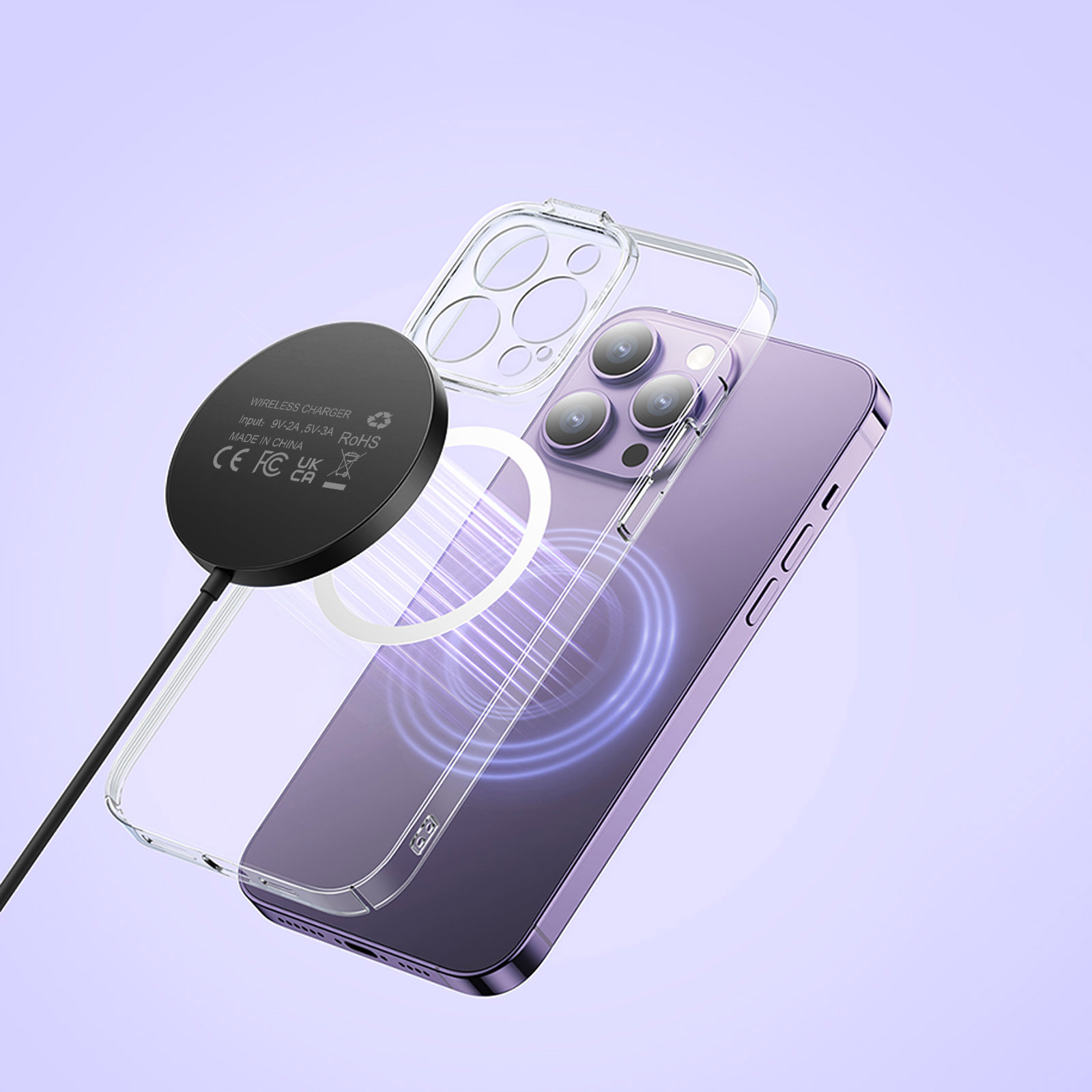 Tethering Cable Usb - 15W Magnetic Wireless Charger For iPhone