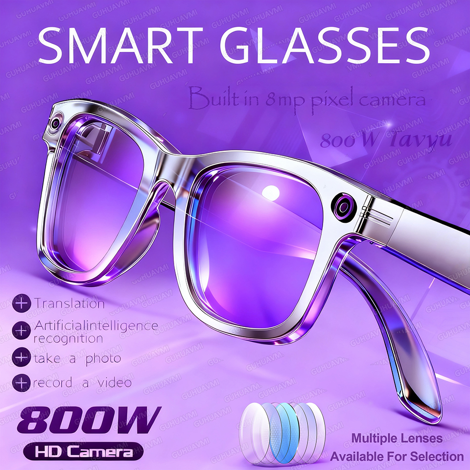 Photography Video - New 8MP Camera Smart Glasses Photography
