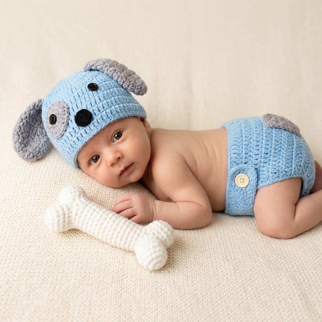 Photography Still Life - Handmade Crochet Newborn Photography Props Cute