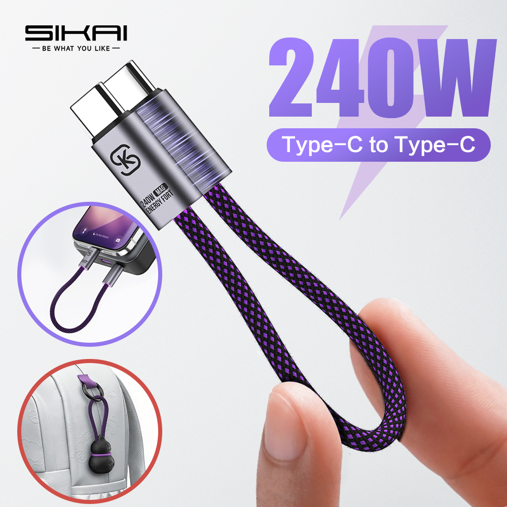 Tethering Cable Usb - Magnetic KeyChain Type C Charger Cable
