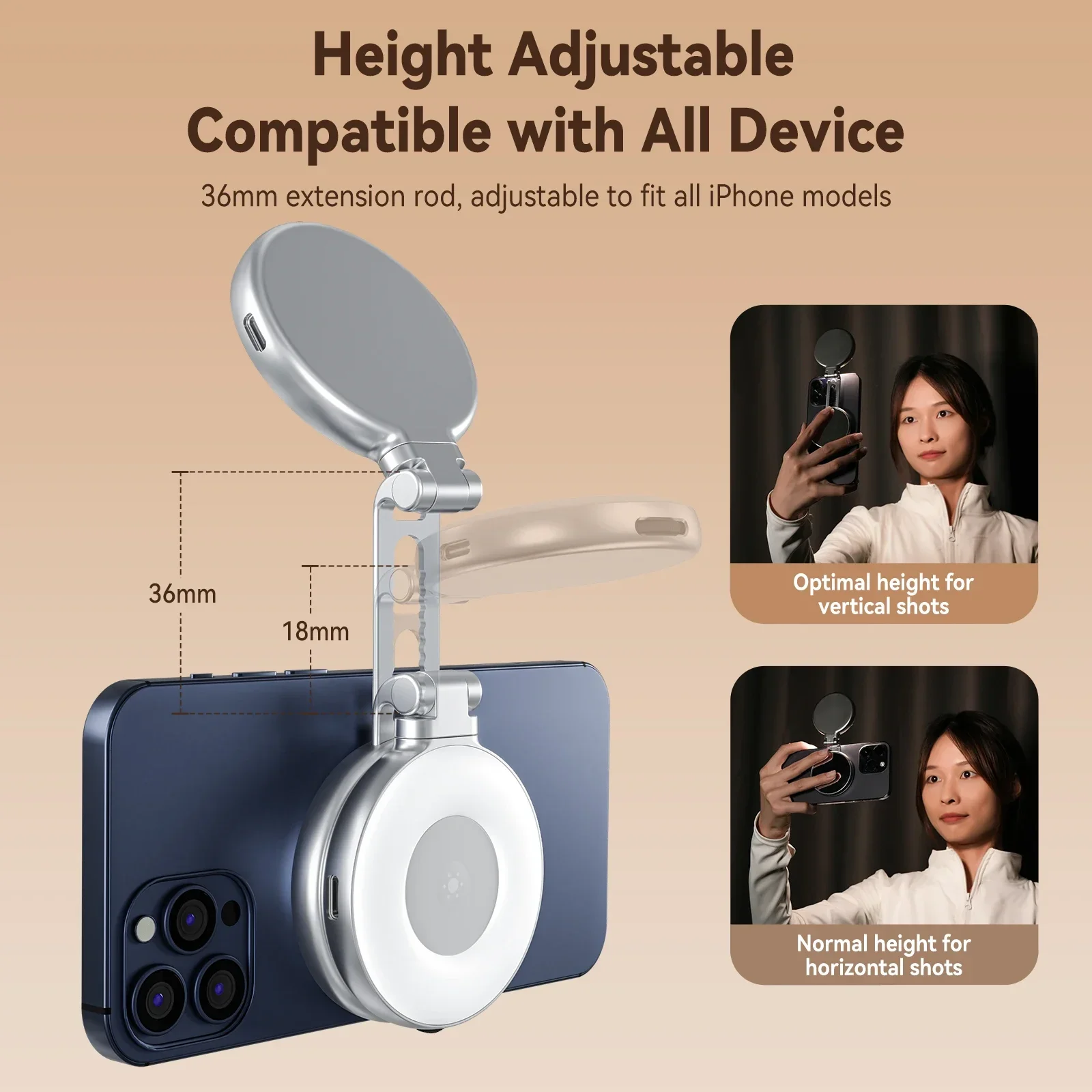 TELESIN Magnetic Selfie Light  - огляд і ціна Photography With Iphone 15
