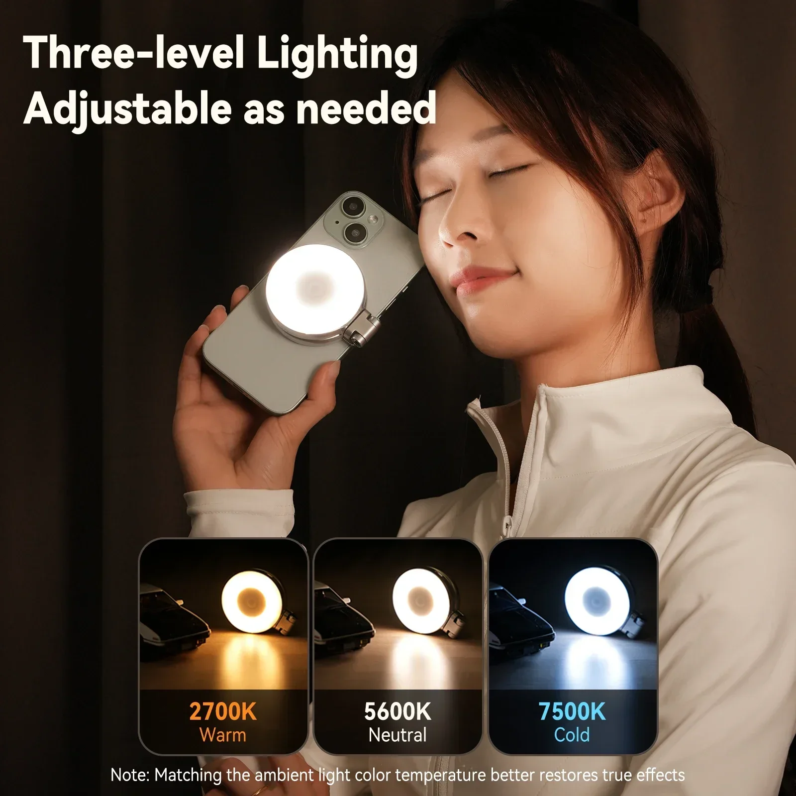 TELESIN Magnetic Selfie Light  - огляд і ціна Photography With Iphone 15