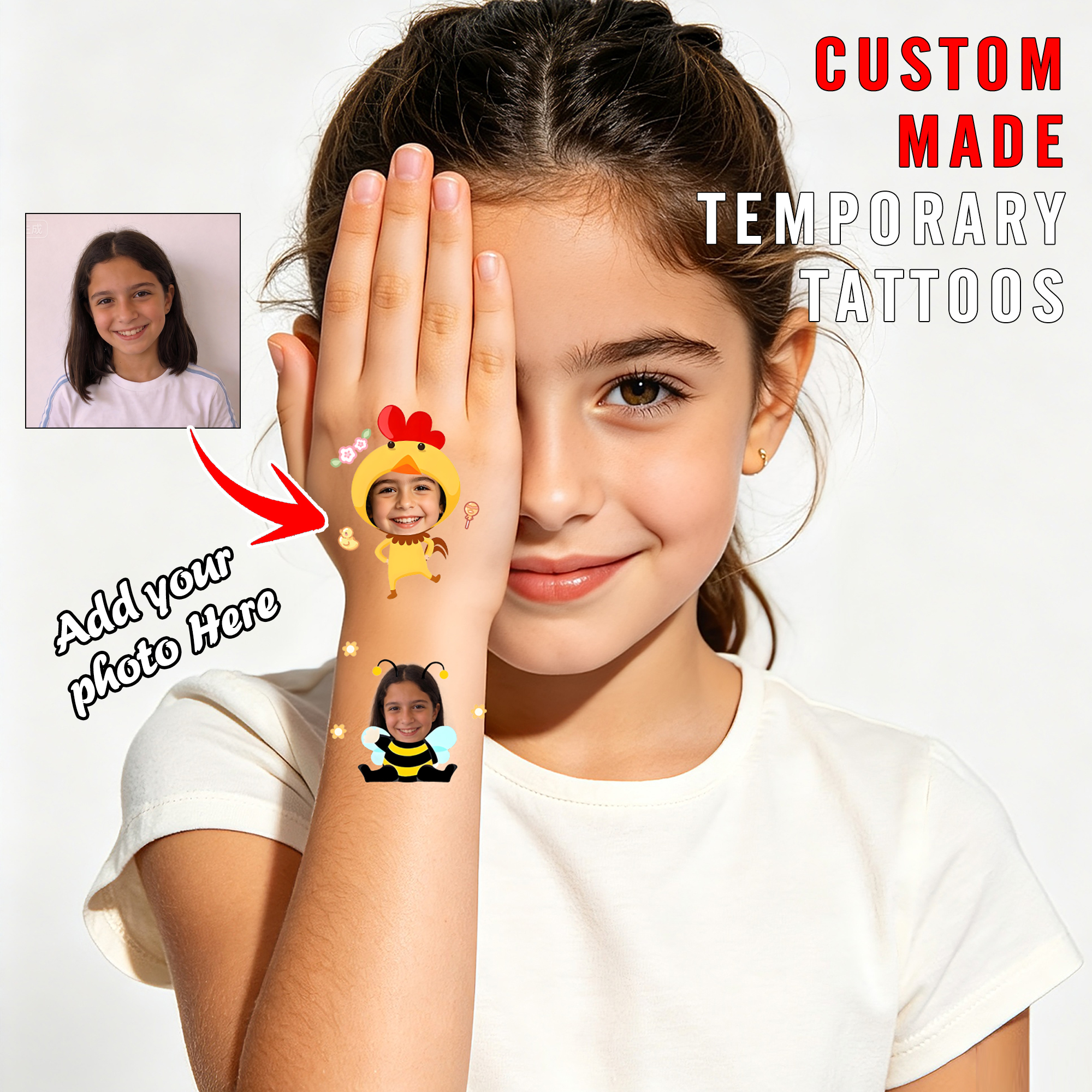 Cute 15-Pack Temporary Tattoos - огляд і ціна Photographic Memory