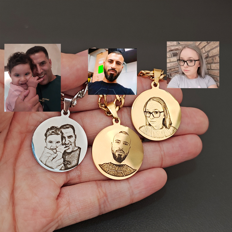 Customized Family Photo Pendan - огляд і ціна Photographic Memory