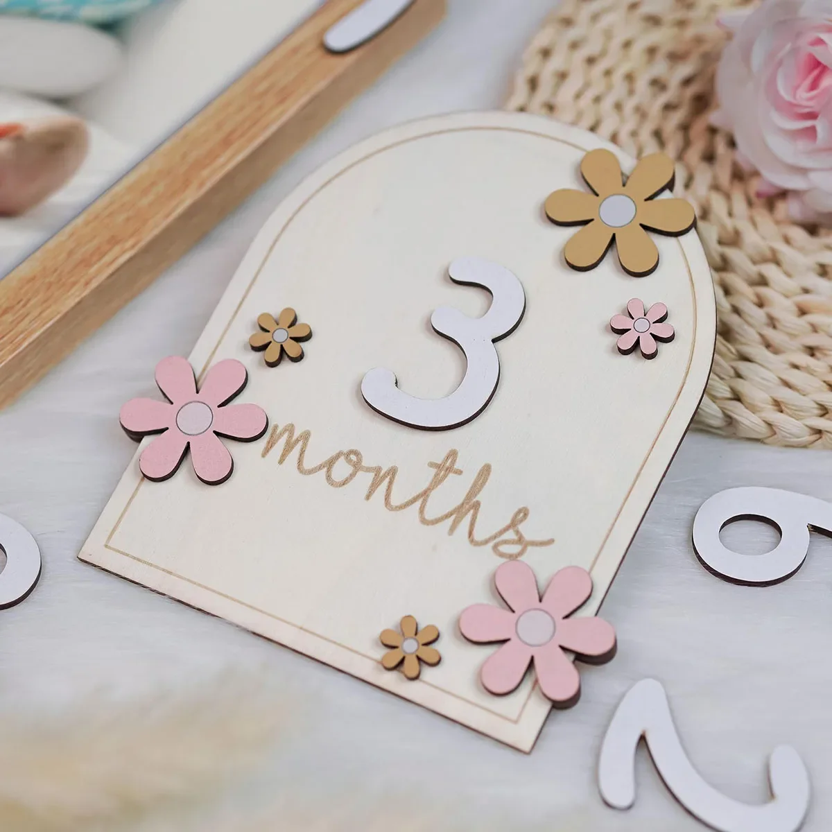 Wooden Baby Monthly Milestone  - огляд і ціна Photography Still Life