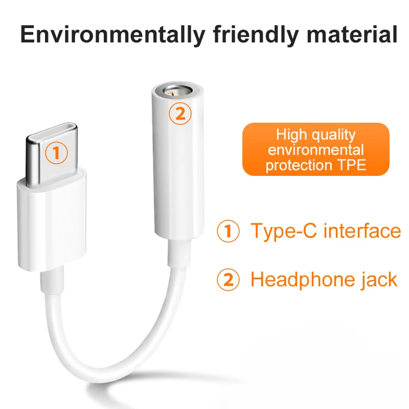 USB C to 3.5mm Headphone Jack  - огляд і ціна Tethering Cable Usb
