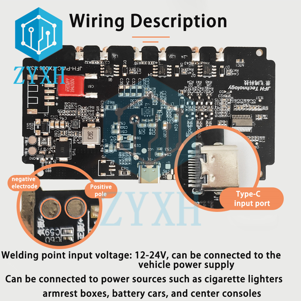 20W 22W Car Wireless Charging  - огляд і ціна Tethering Cable Usb