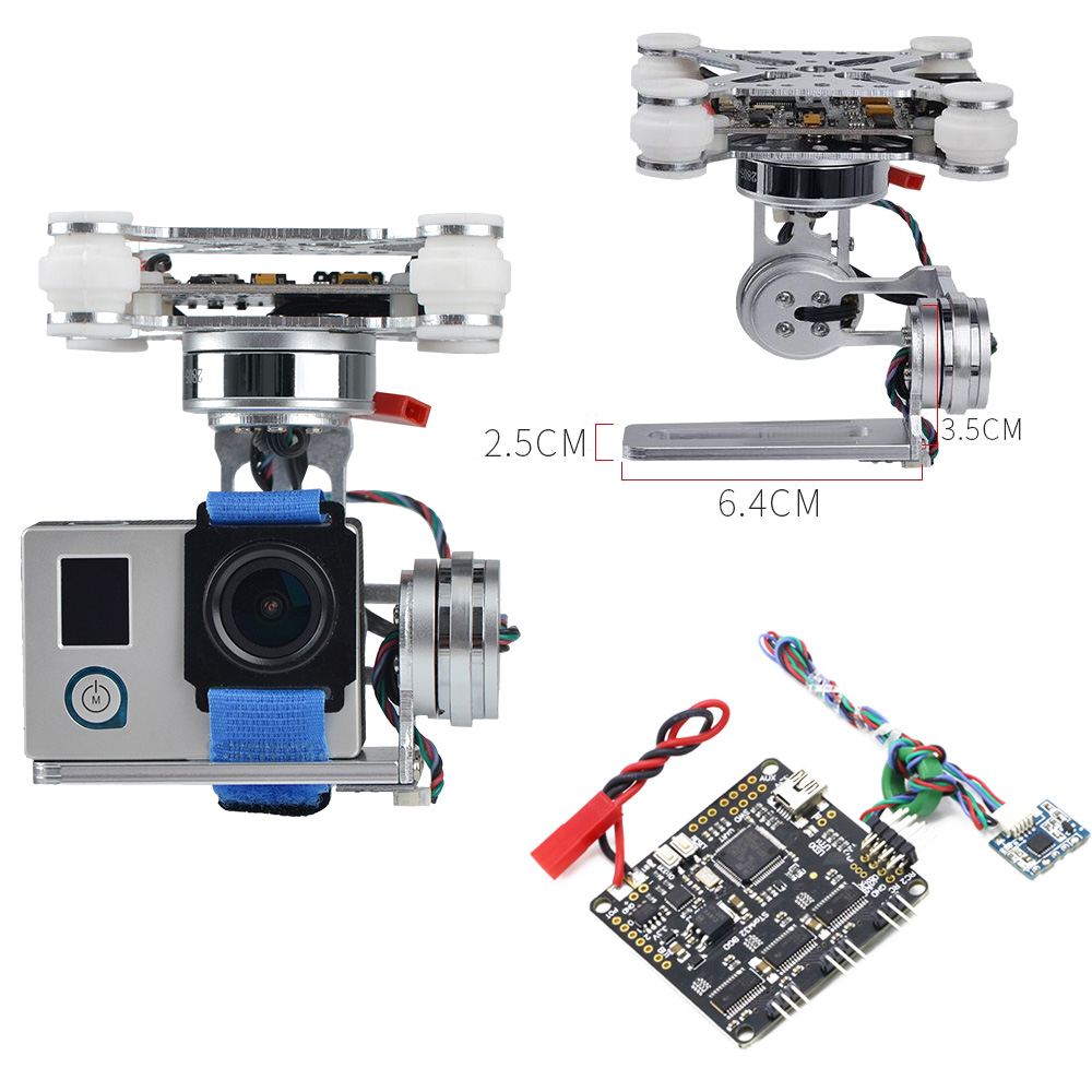 RCTOSKY 3-Axis Brushless Gimba - огляд і ціна Photography Kit Xiaomi