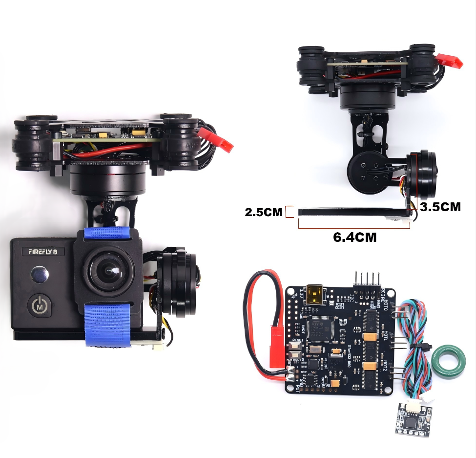 RCTOSKY 3-Axis Brushless Gimba - огляд і ціна Photography Kit Xiaomi