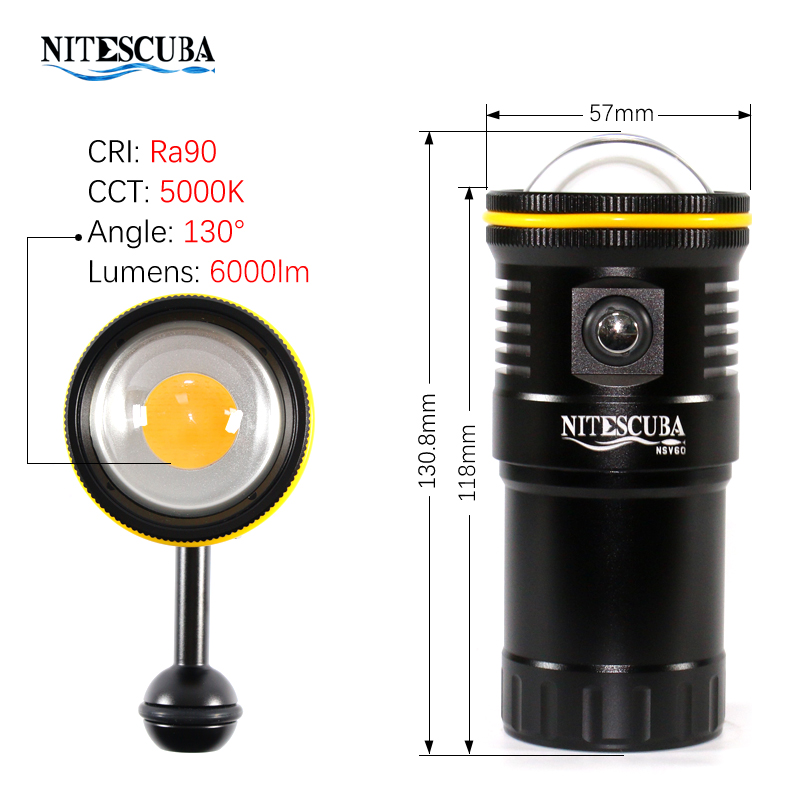 Nitescuba NSV60 LED Diving Vid - огляд і ціна Strobe Light Studio