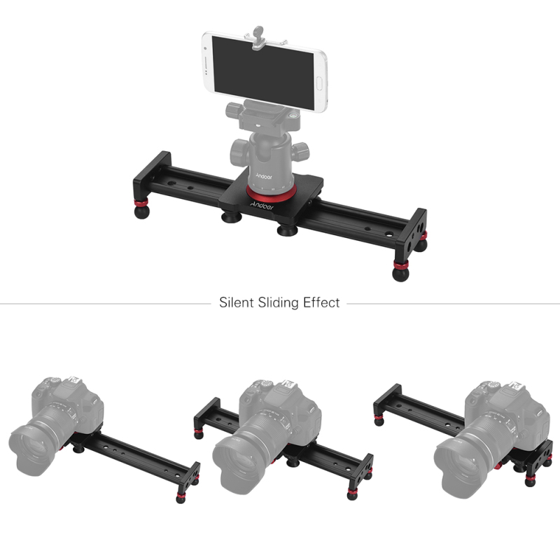 Andoer 50cm/20inch Aluminum Al - огляд і ціна Camera Slider Rail