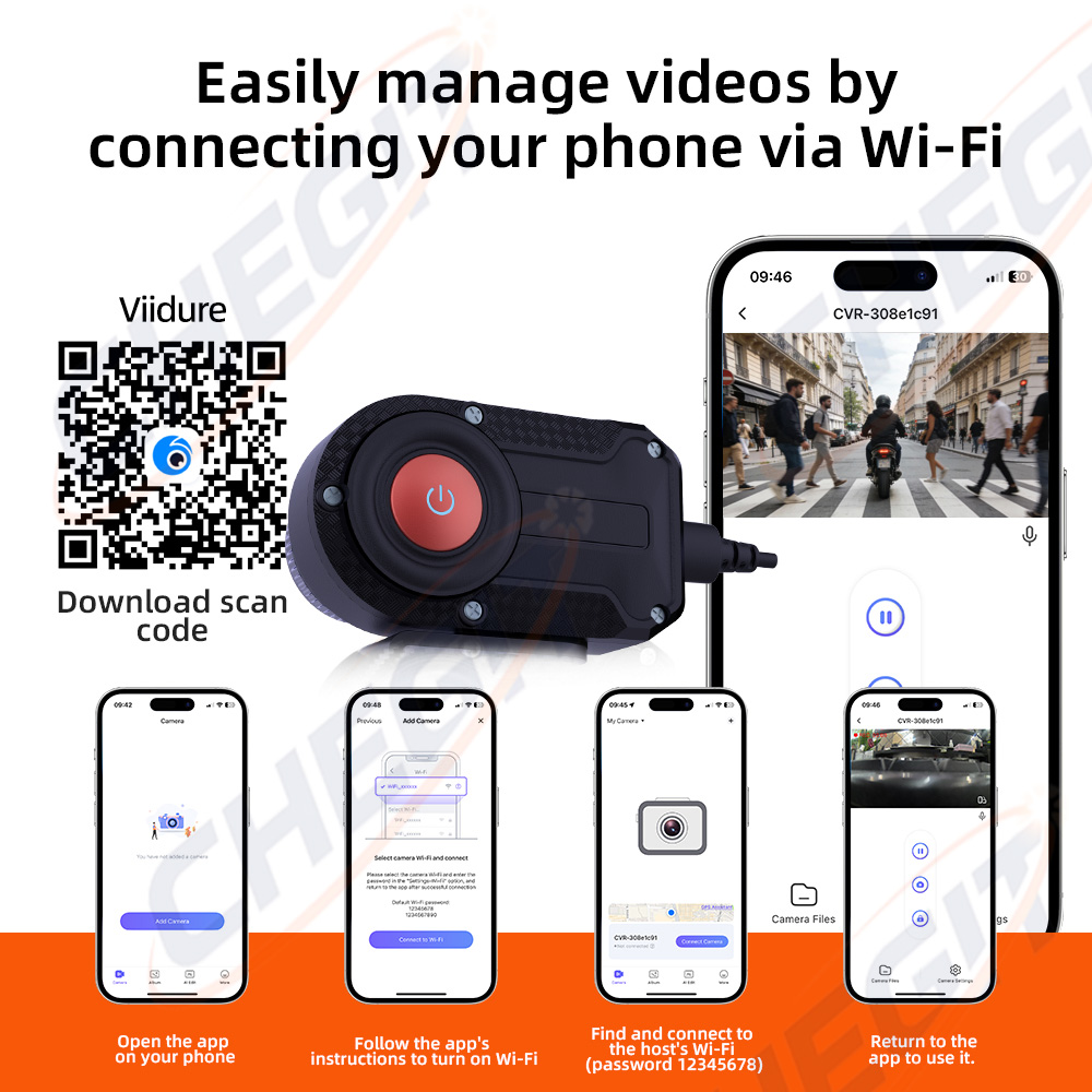 New 2K HD Motorcycle DVR Water - огляд і ціна Photographic Memory