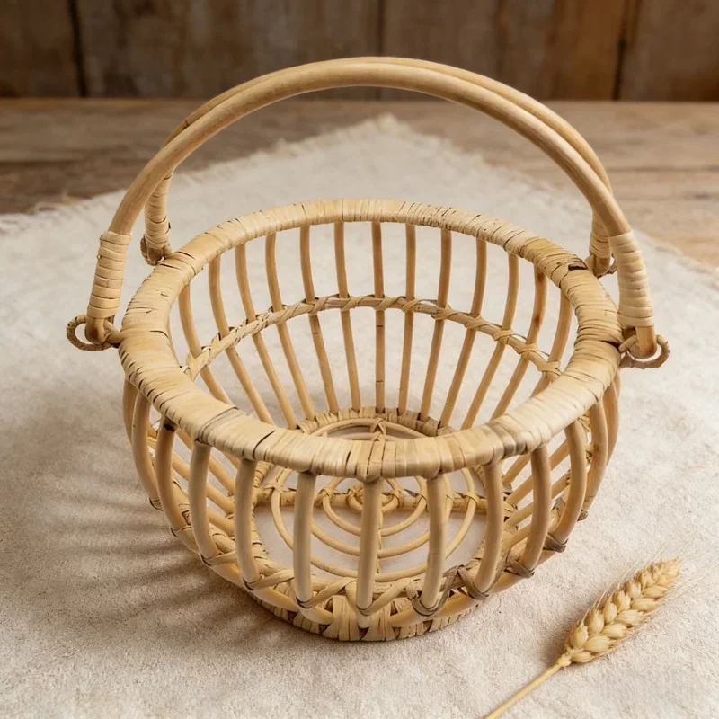 Infant Posing Bed Retro Rattan - огляд і ціна Photography Still Life