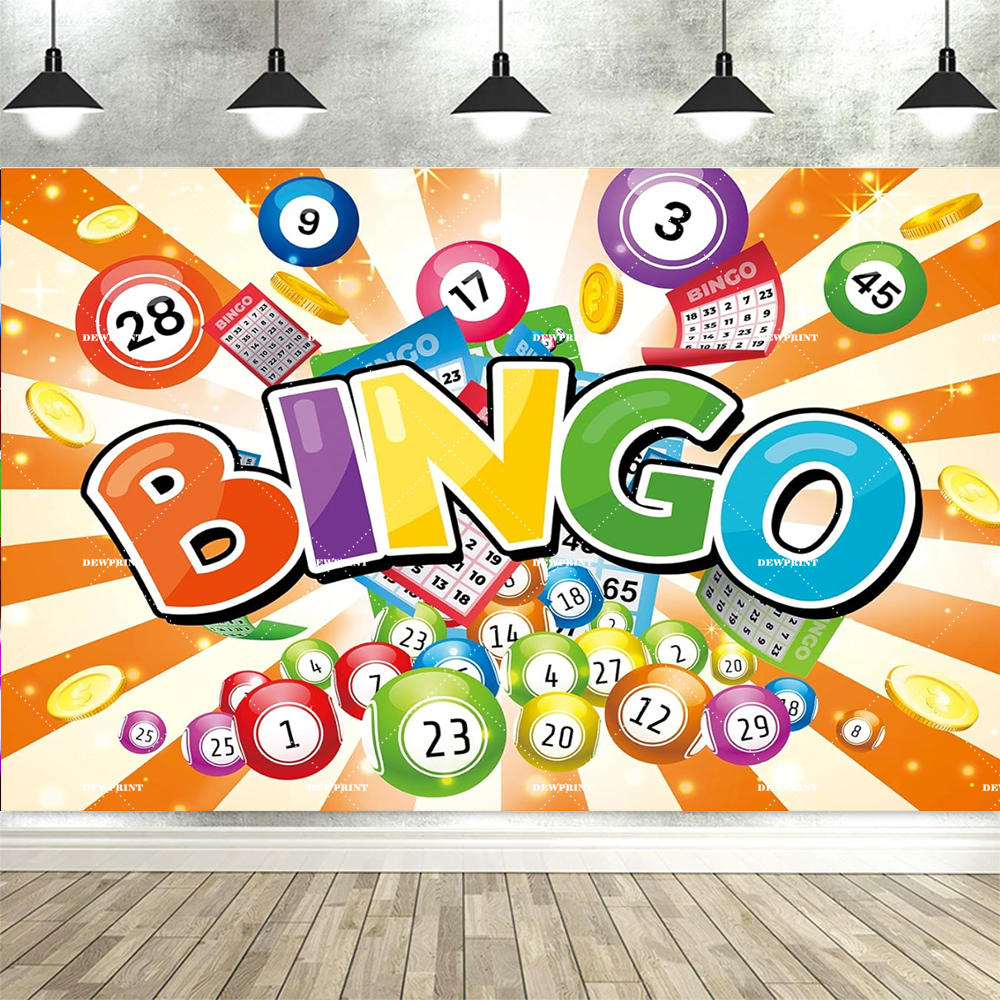 Colorful Bingo Night Backdrop  - огляд і ціна Photography Winner