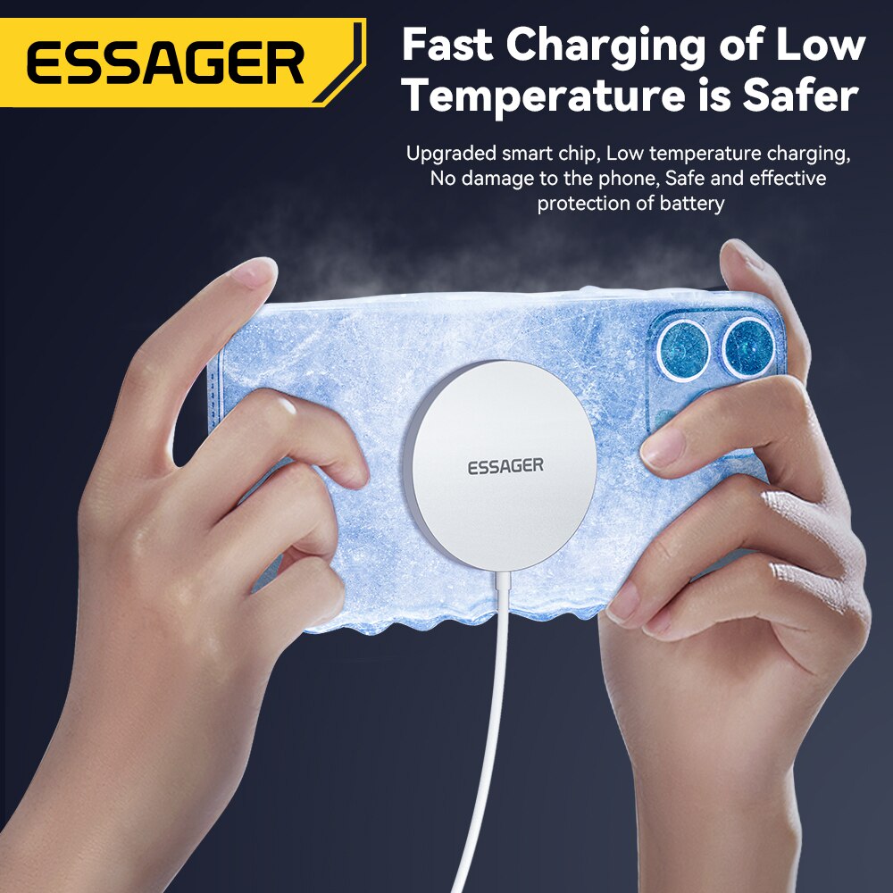 Essager 15W Magnetic Qi Wirele - огляд і ціна Tethering Cable Usb