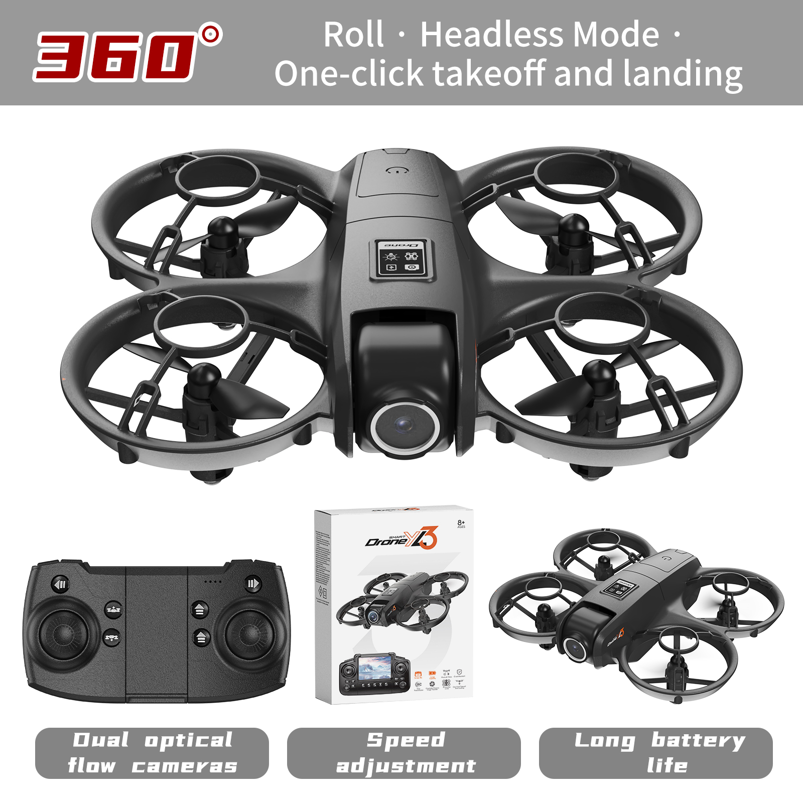 YL3 Remote-Controlled Drone wi - огляд і ціна Photographic Memory