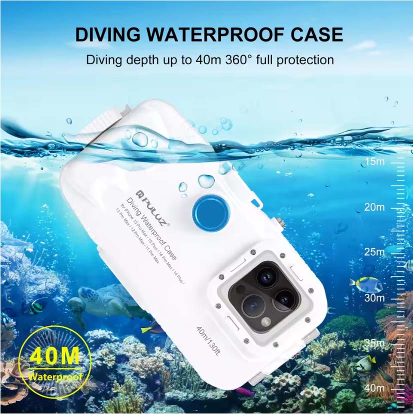 40M Waterproof Case for iPhone - огляд і ціна Photography With Iphone 15