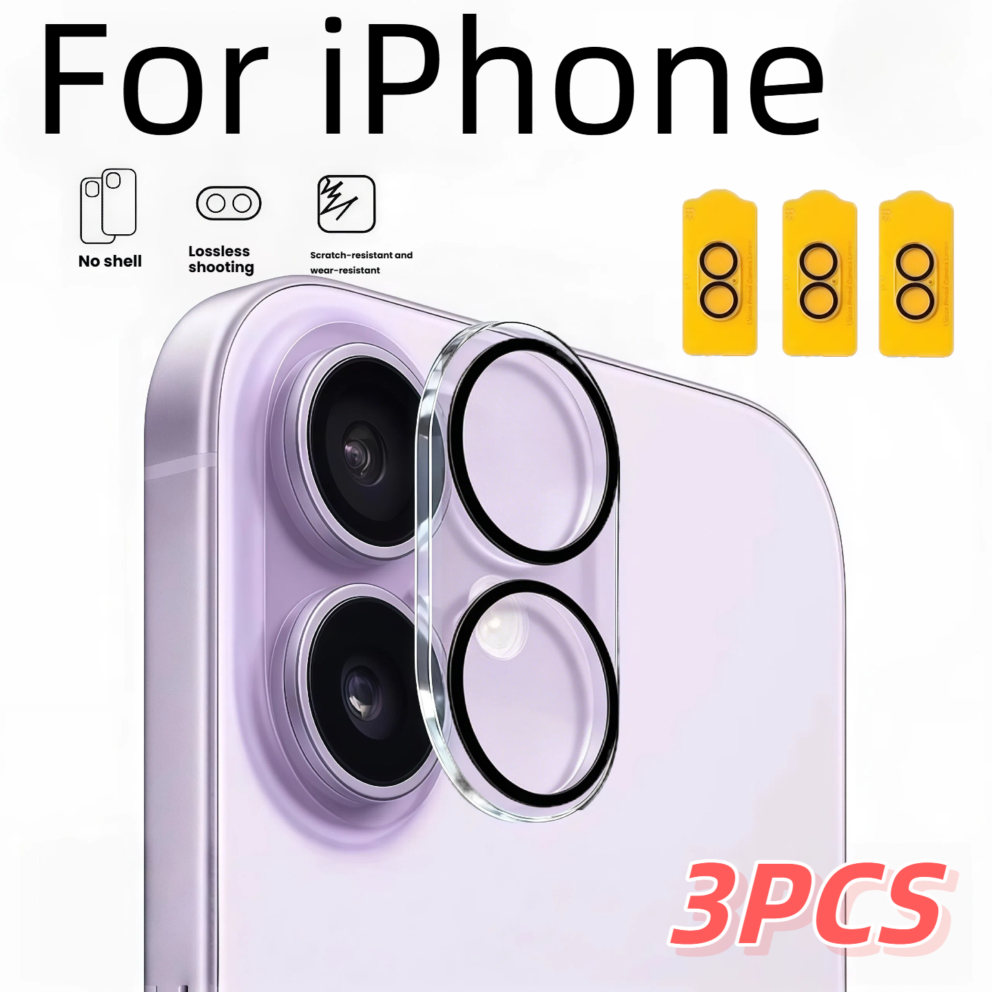 3Pcs Rear Camera for iPhone 17 - огляд і ціна Photography With Iphone 15