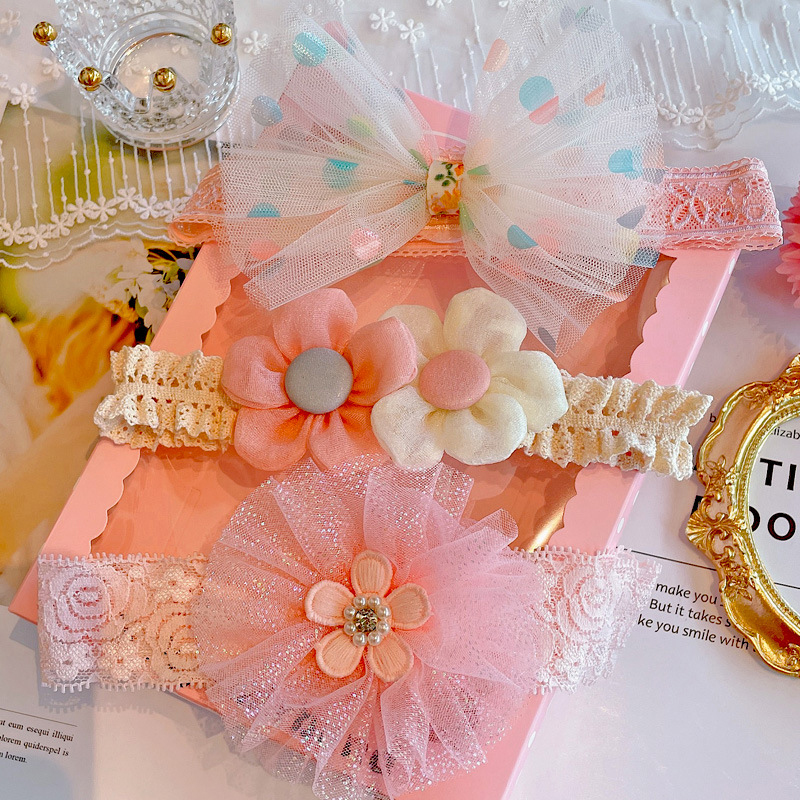 3Pcs/Lot Lace Bow Baby Headban - огляд і ціна Photography Still Life