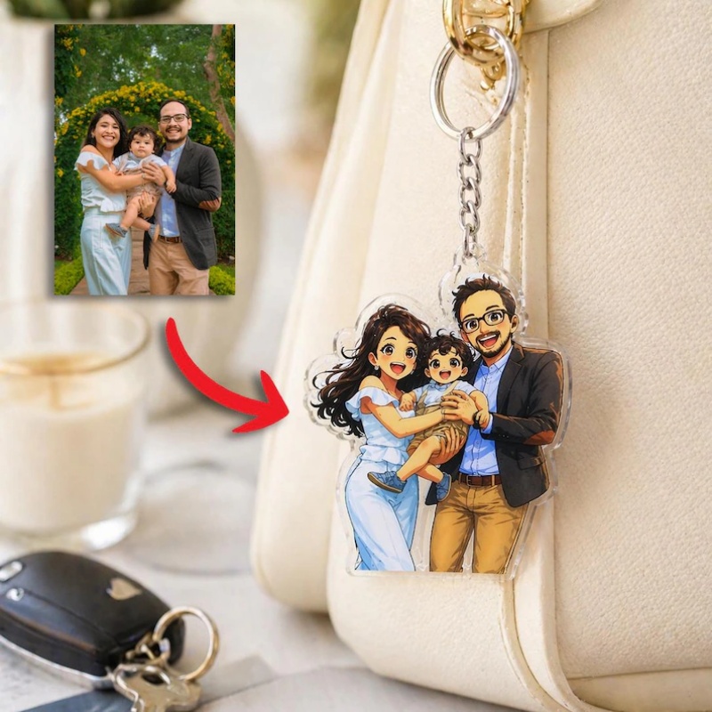 Custom 2D Cartoon Portrait Per - огляд і ціна Photographic Memory