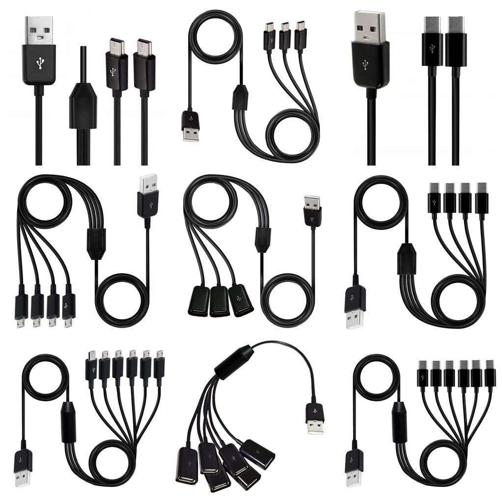Type-C USB 1 To 2 3 4 6 Port T - огляд і ціна Photography Date