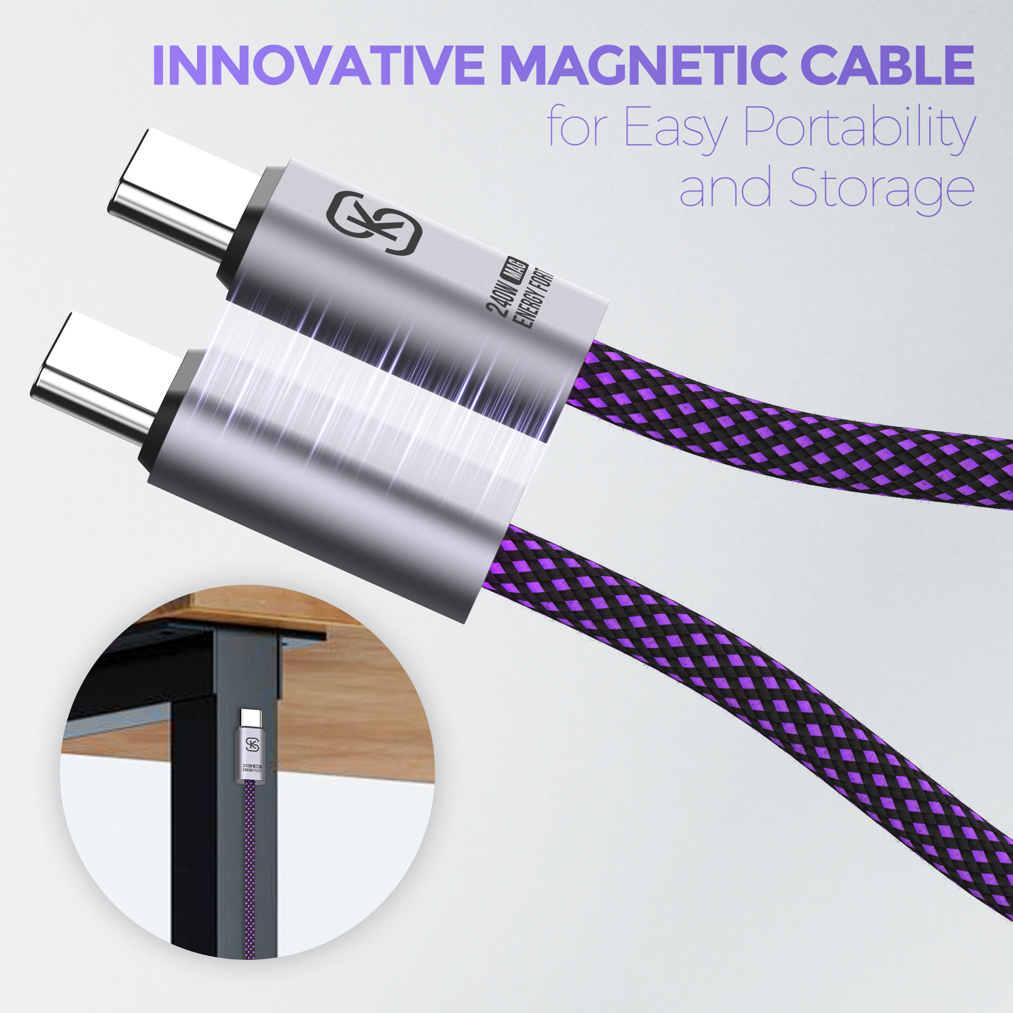 Magnetic KeyChain Type C Charg - огляд і ціна Tethering Cable Usb