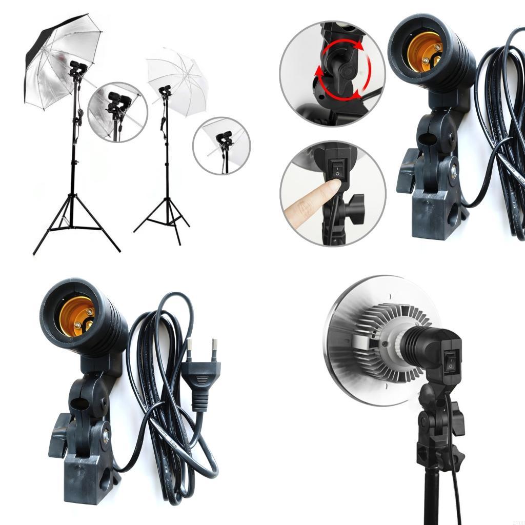  E27 Light Socket Mount with B - огляд і ціна Photography Umbrella Lights