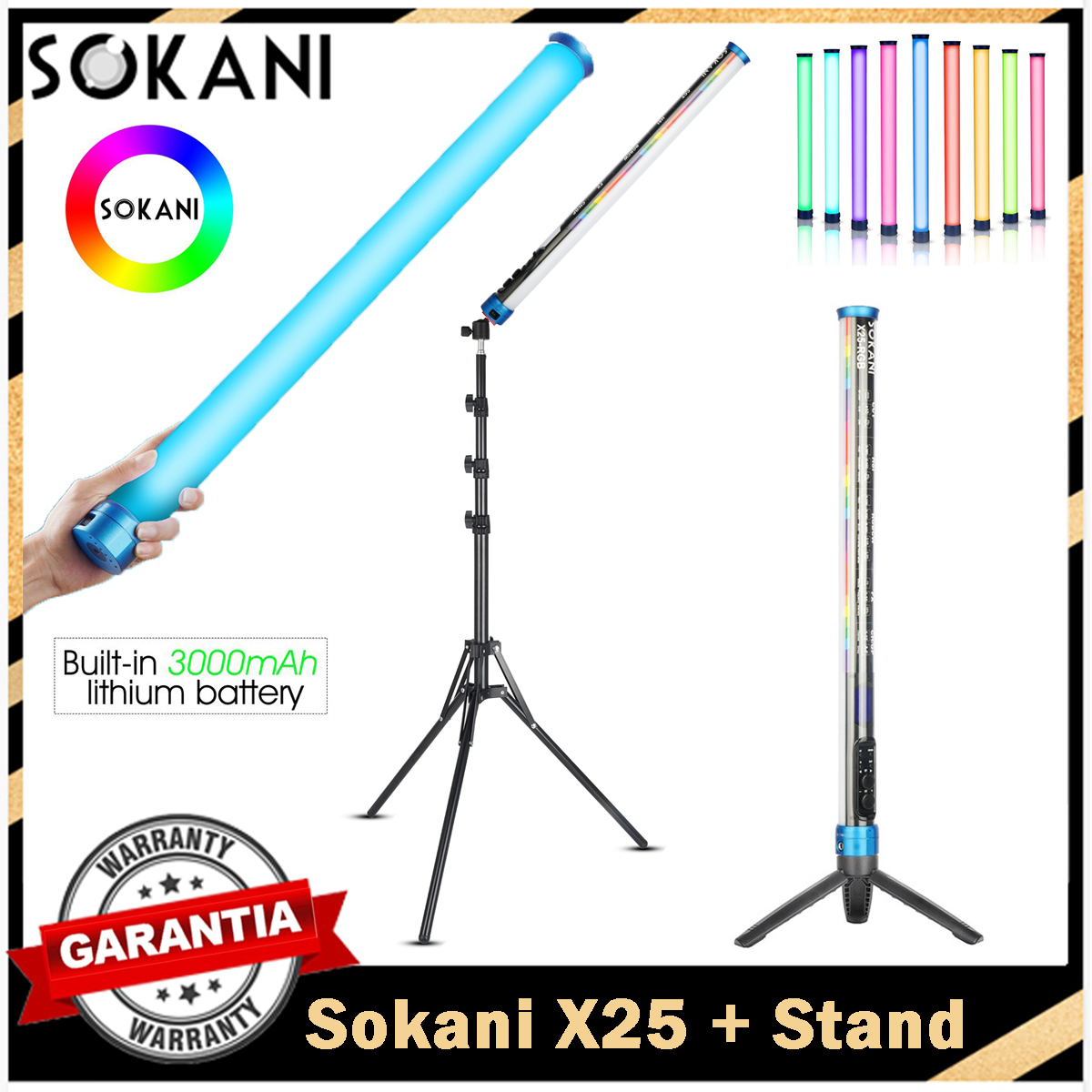Sokani X25 RGB LED Video Light - огляд і ціна Strobe Light Studio