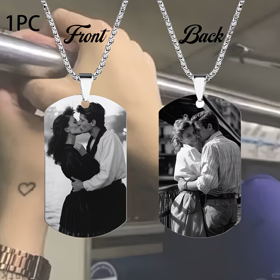 Custom Necklace with Engraved  - огляд і ціна Photographic Memory