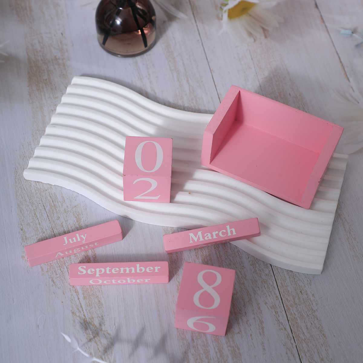 1set（6pcs）Vintage Wooden Perpe - огляд і ціна Photography Date