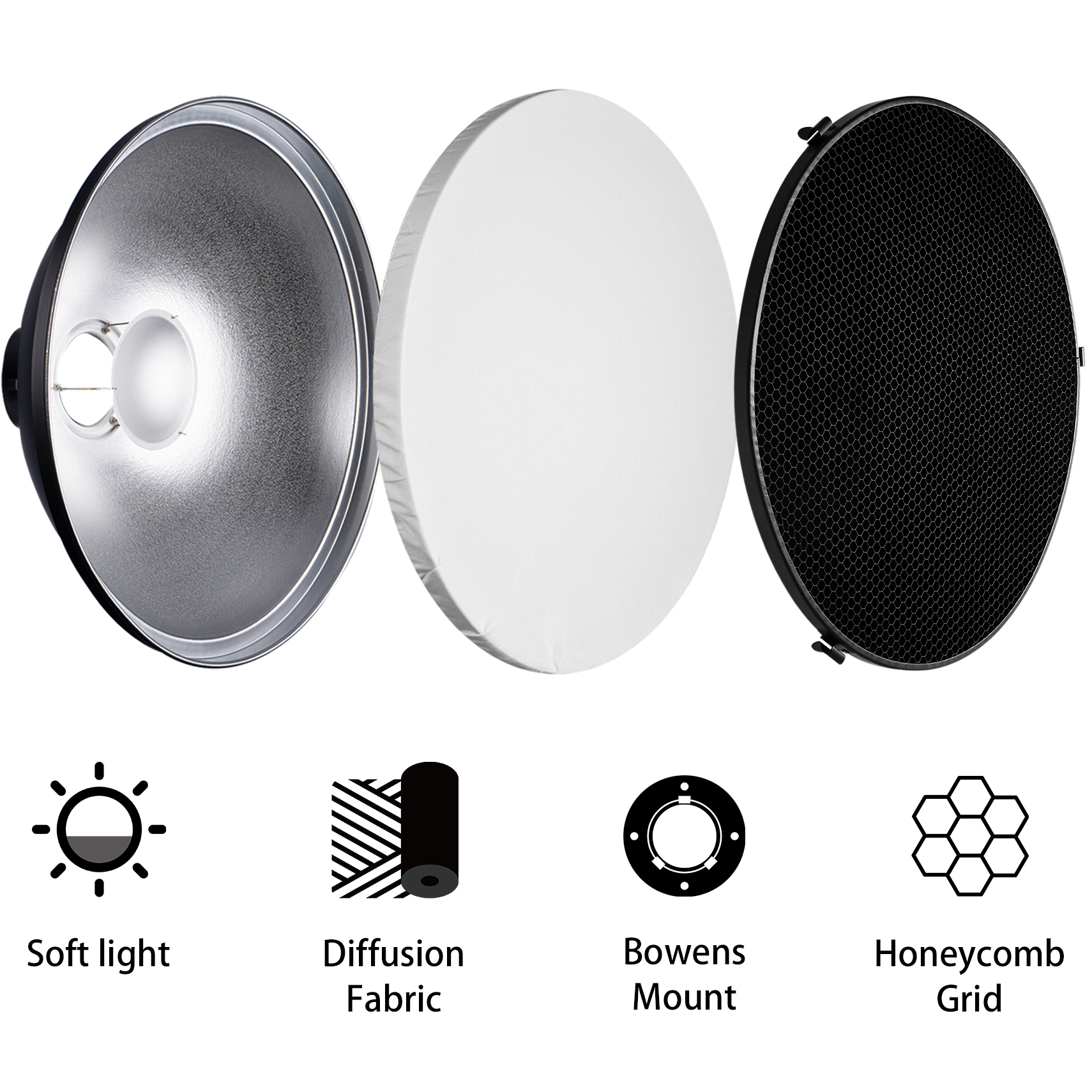 Selens Reflector Beauty Dish 3 - огляд і ціна Strobe Light Studio