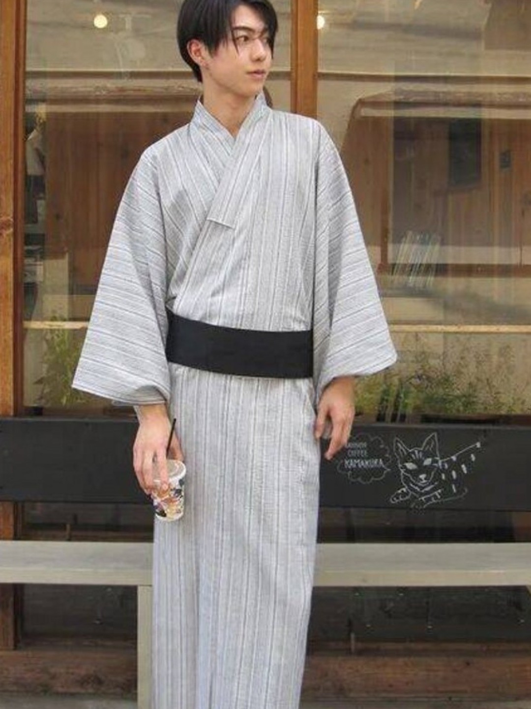 Traditional Men's Kimono Robe  - огляд і ціна Photography Studio