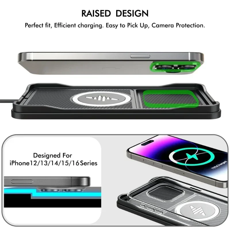 Car Wireless Charger Pad Base  - огляд і ціна Tethering Cable Usb