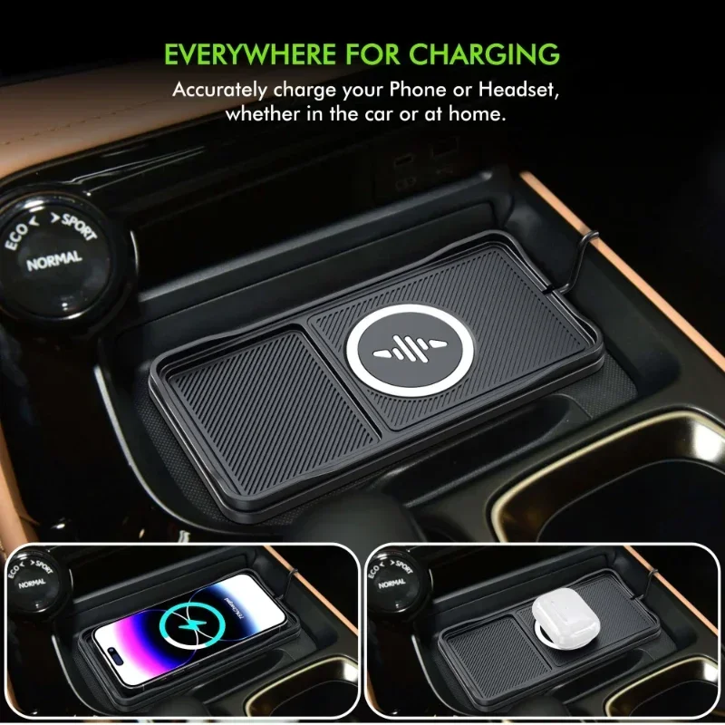 Car Wireless Charger Pad Base  - огляд і ціна Tethering Cable Usb