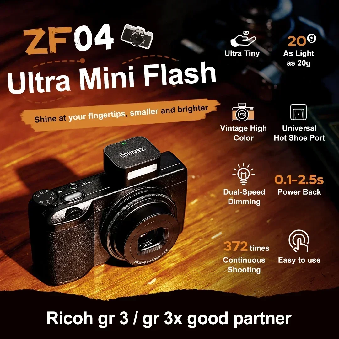 ZENIKO ZF04/ZF08 Mini Camera F - огляд і ціна Photography Umbrella Lights