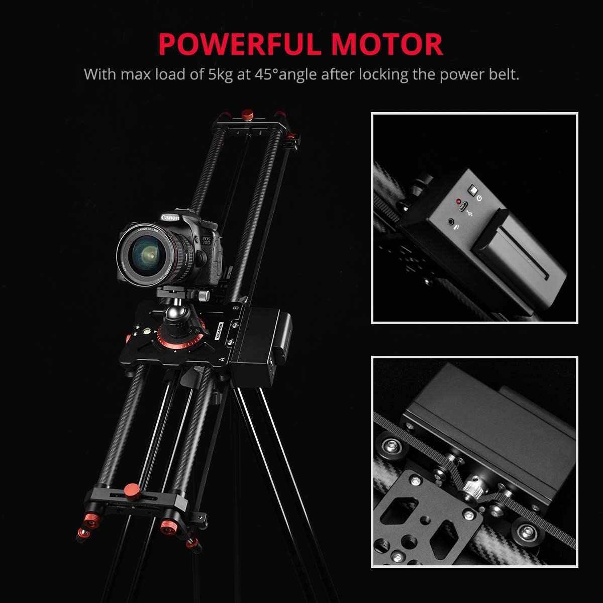 Professional Electric Camera S - огляд і ціна Camera Slider Rail