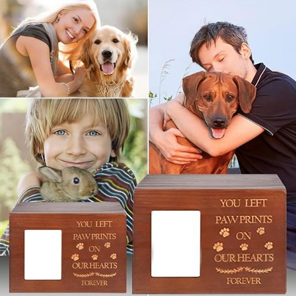 Wooden Pet Urn Solid Wood with - огляд і ціна Photographic Memory