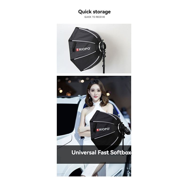 TRIOPO KX 65Cm Octagon Softbox - огляд і ціна Photography Umbrella Lights