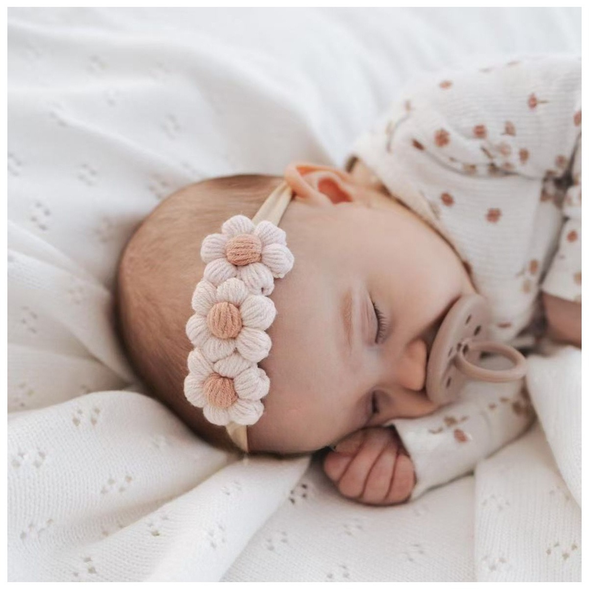 3pcs Wool Flower Baby Headband - огляд і ціна Photography Still Life