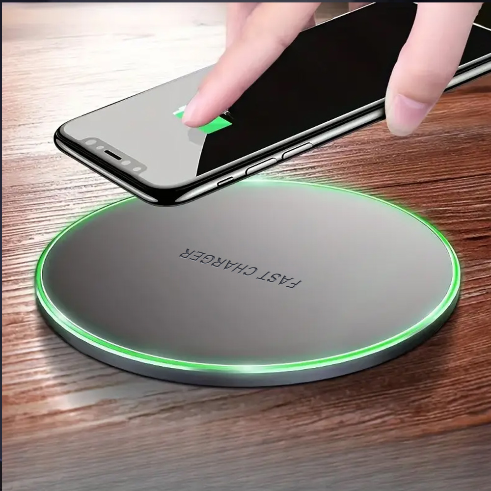 15W Fast Wireless Charger Pad  - огляд і ціна Tethering Cable Usb
