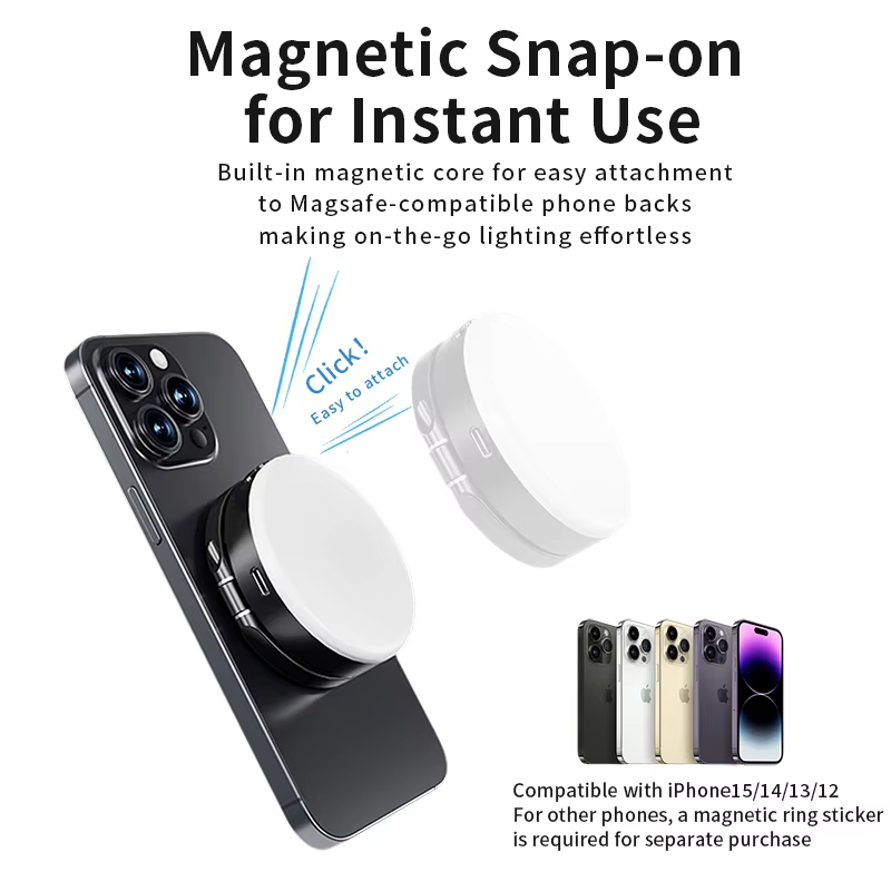 Foldable Mini Magsafe Selfie L - огляд і ціна Photography With Iphone 15