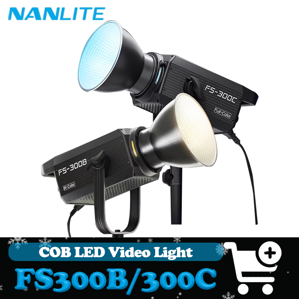 Nanlite FS-300C FS-300B Video  - огляд і ціна Strobe Light Studio