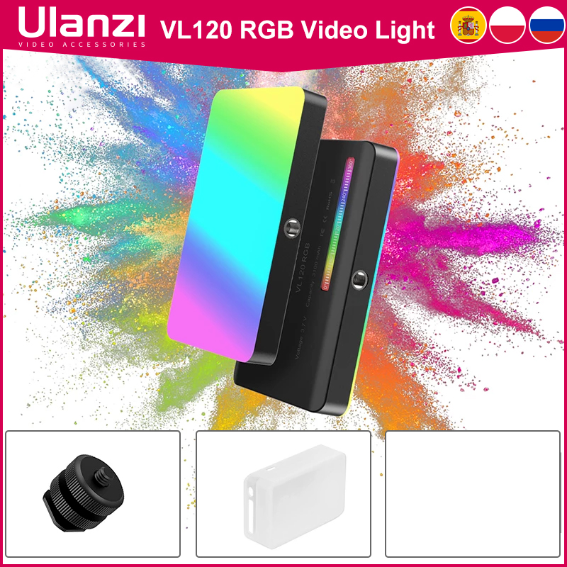 Ulanzi VL120 RGB Camera Video  - огляд і ціна Photography Umbrella Lights